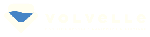 Collection of Volvelle logos including full logotype and emblem variations in a maritime tech branding style.